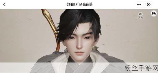 射雕手游捏脸二维码大揭秘,个性化角色创造新纪元