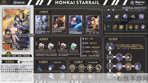 崩坏星穹铁道驭空遗器及词条选择全攻略,打造最强控制与输出角色
