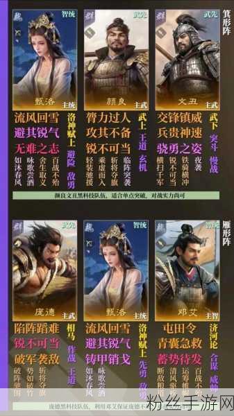 三国谋定天下徐庶阵容搭配及趣味玩法全解析