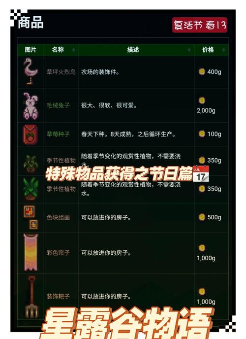 星露谷物语冰雪节全攻略,解锁冬日奇妙之旅