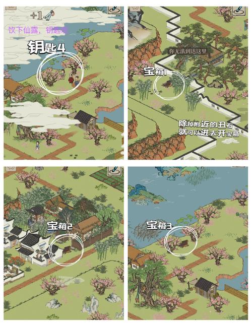 江南百景图桃花坞宝箱位置全攻略,解锁隐藏宝藏的奇妙之旅