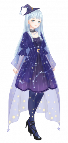 奇迹暖暖莉莉斯王国星夜占卜师套装图鉴全揭秘,探索神秘占卜之旅!