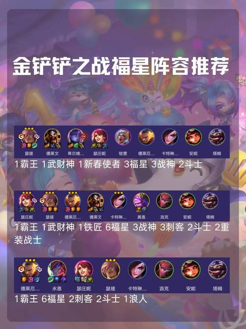 金铲铲之战福星九五阵容的致胜秘籍