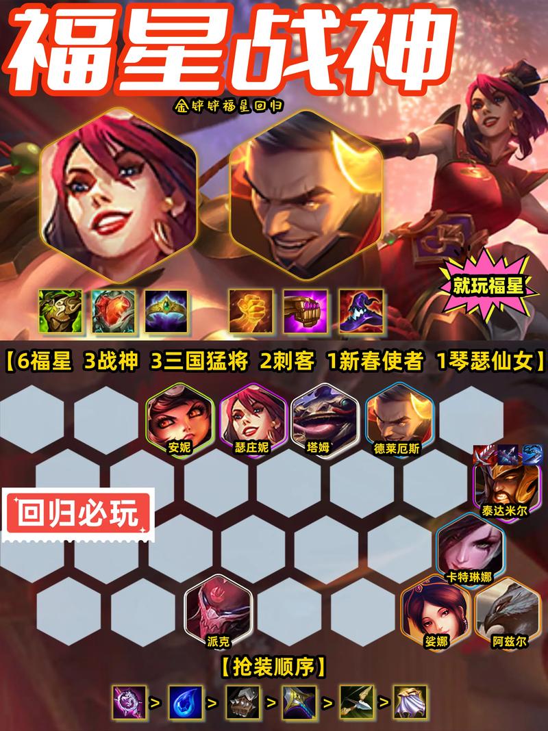 金铲铲之战福星羁绊全面解析,新春赛季的欢乐与策略并存