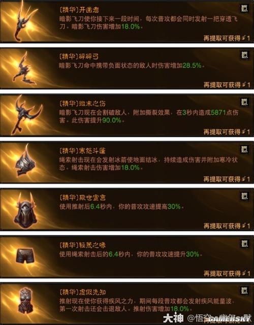 暗黑破坏神手游,猎魔人影能漩涡流技能搭配全攻略及深度评价