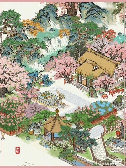 江南百景图桃花坞废墟修复全攻略,重现昔日桃花盛景